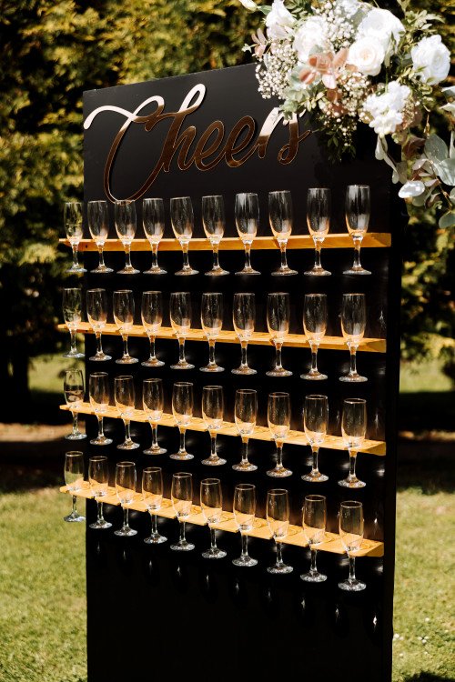 Champagne Backdrop Wall Backdrop Display