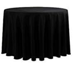 12020Black20Round20Table20Cloth 1693259626 2 120" Round Black Table Linen