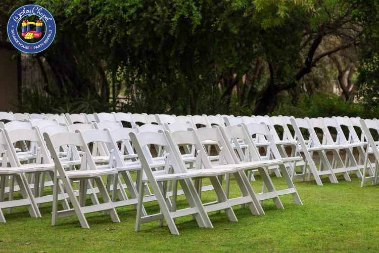 White Resin Garden/Wedding Chairs