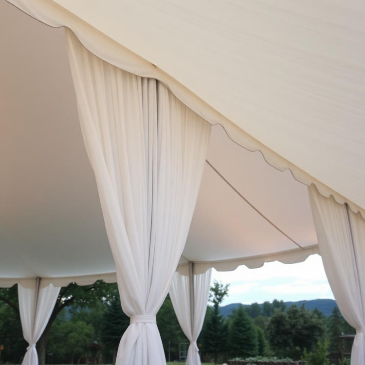White Leg Drape for High Peak Tent