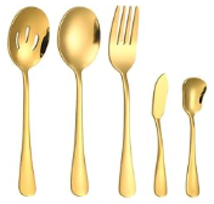 Gold Serving Set ~ Catering Equipment