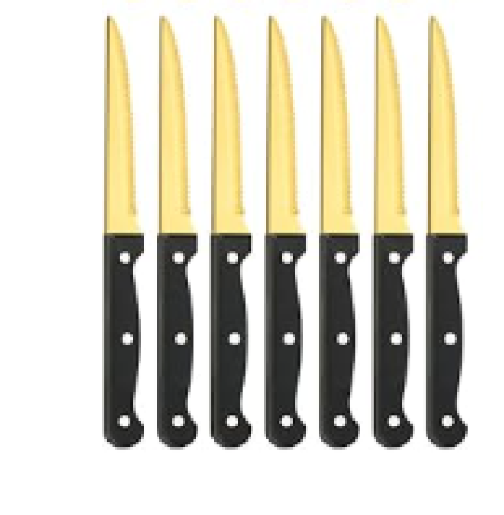 Gold Steak Knife Add-On ~ Catering Equipment