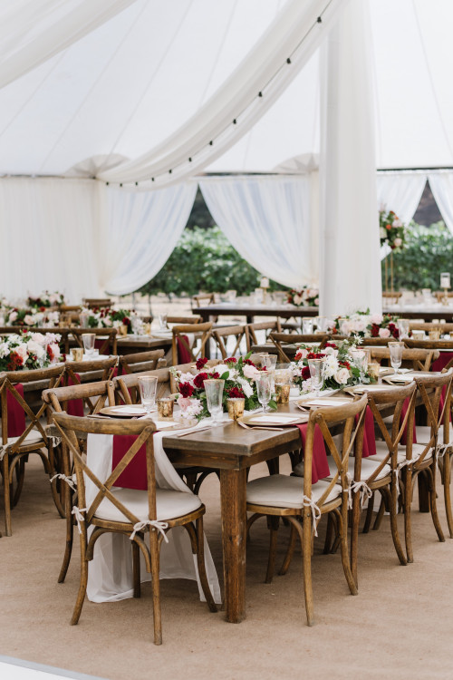 Rustic Wedding Tent Package ~ 40 Guests