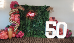 5D Tropical Greenery Wall Backdrop Display