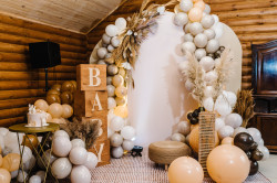 Balloon Decor Backdrop Display
