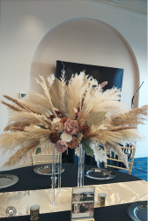 Table Runner (Champagne Satin) ~ Tables & Accessories