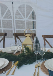 Gold20Lanterns 1774611296 Gold Lantern and LED Candle ~ Tables & Accessories